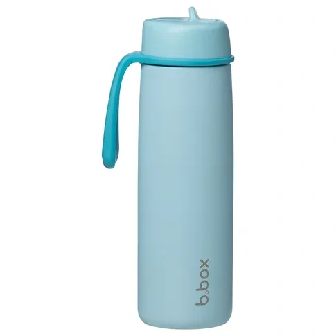 b.box Nerezová termolahev s brčkem 690 ml - lagoon
