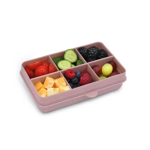 Melii Snackle Box krabička na svačinu mini - Luxe růžová 684 ml