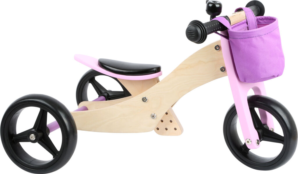 Small Foot Dřevěné Trike 2 v 1 růžové