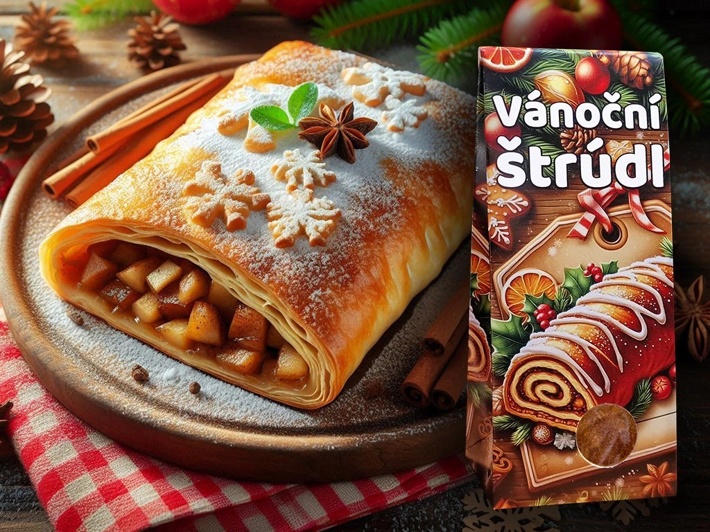 Lipoo VÁNOČNÍ ŠTRÚDL 60g