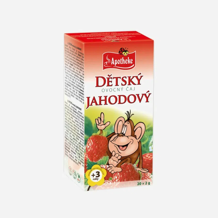 Apotheke Dětský čaj jahodový 20 sáčků, 40 g