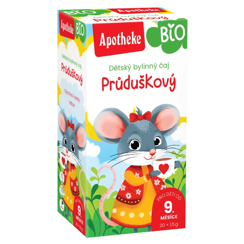 Apotheke Čaj dětský průduškový BIO, 20 sáčků