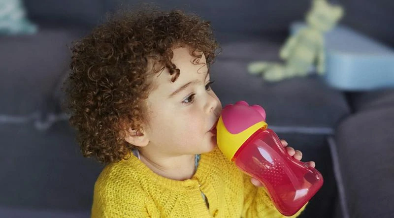 Philips AVENT Hrneček s ohebným brčkem 300 ml dívka
