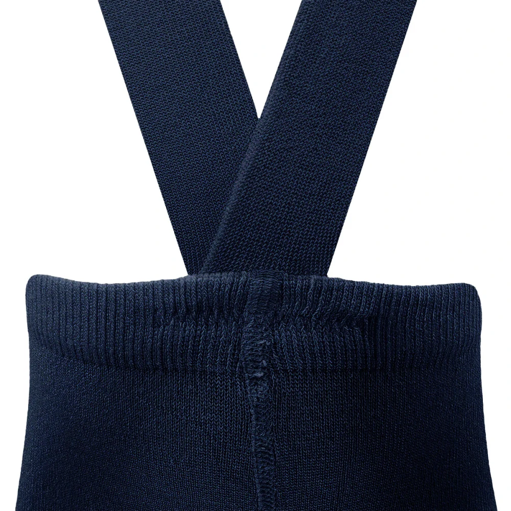 Bambusové punčocháče s kšandami, tmavě modré