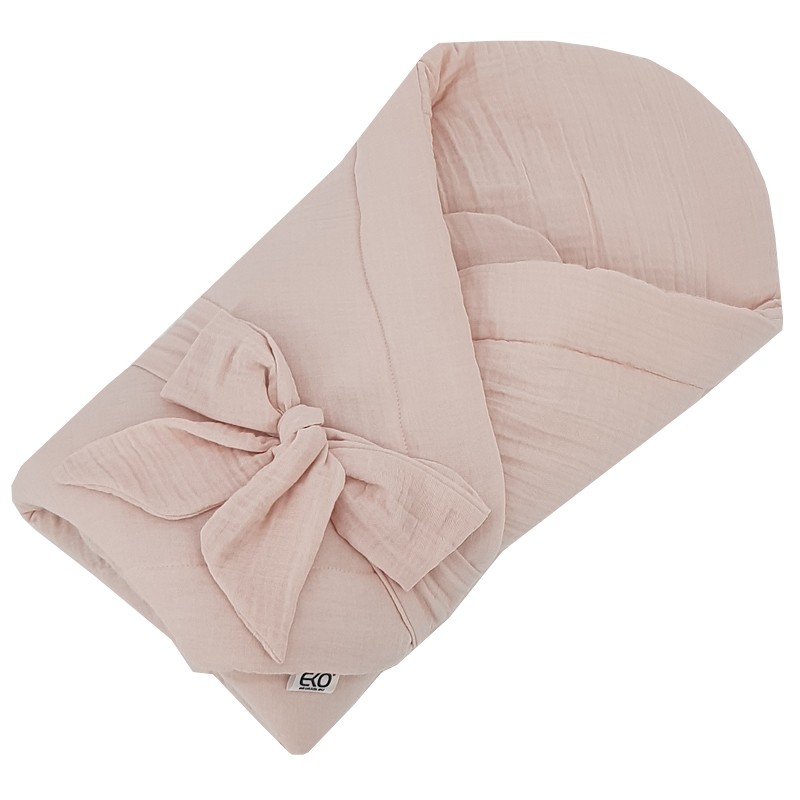 Mušelínová zavinovačka, pudrově růžová