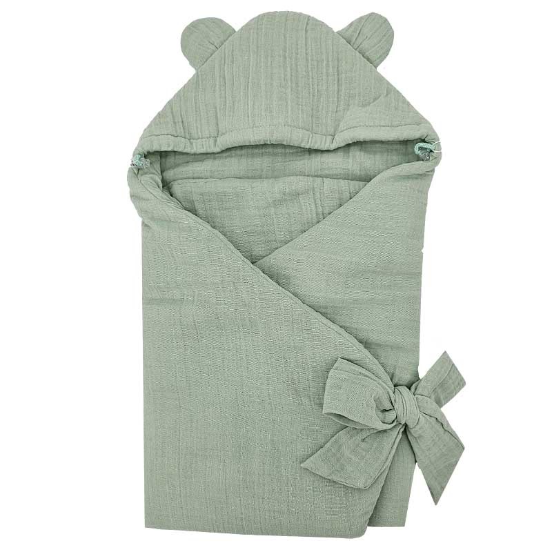 Spací pytel pro tříbodové a pětibodové pásy autosedačky, zeleno-modrá