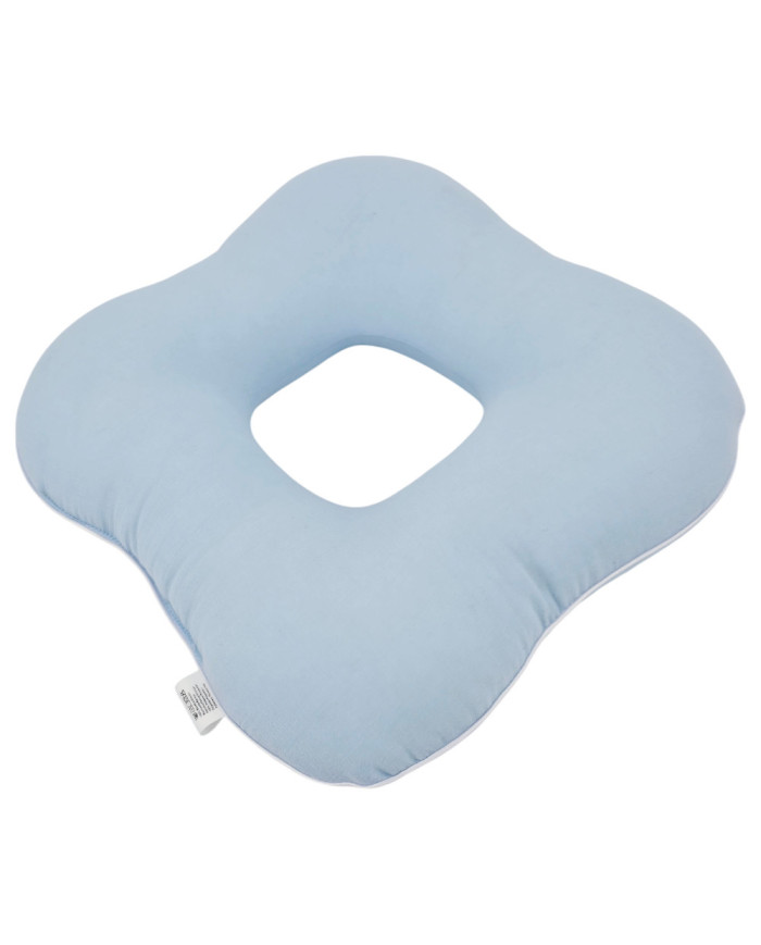 Poporodní polštář mušelínový, modrý 40x40cm 
