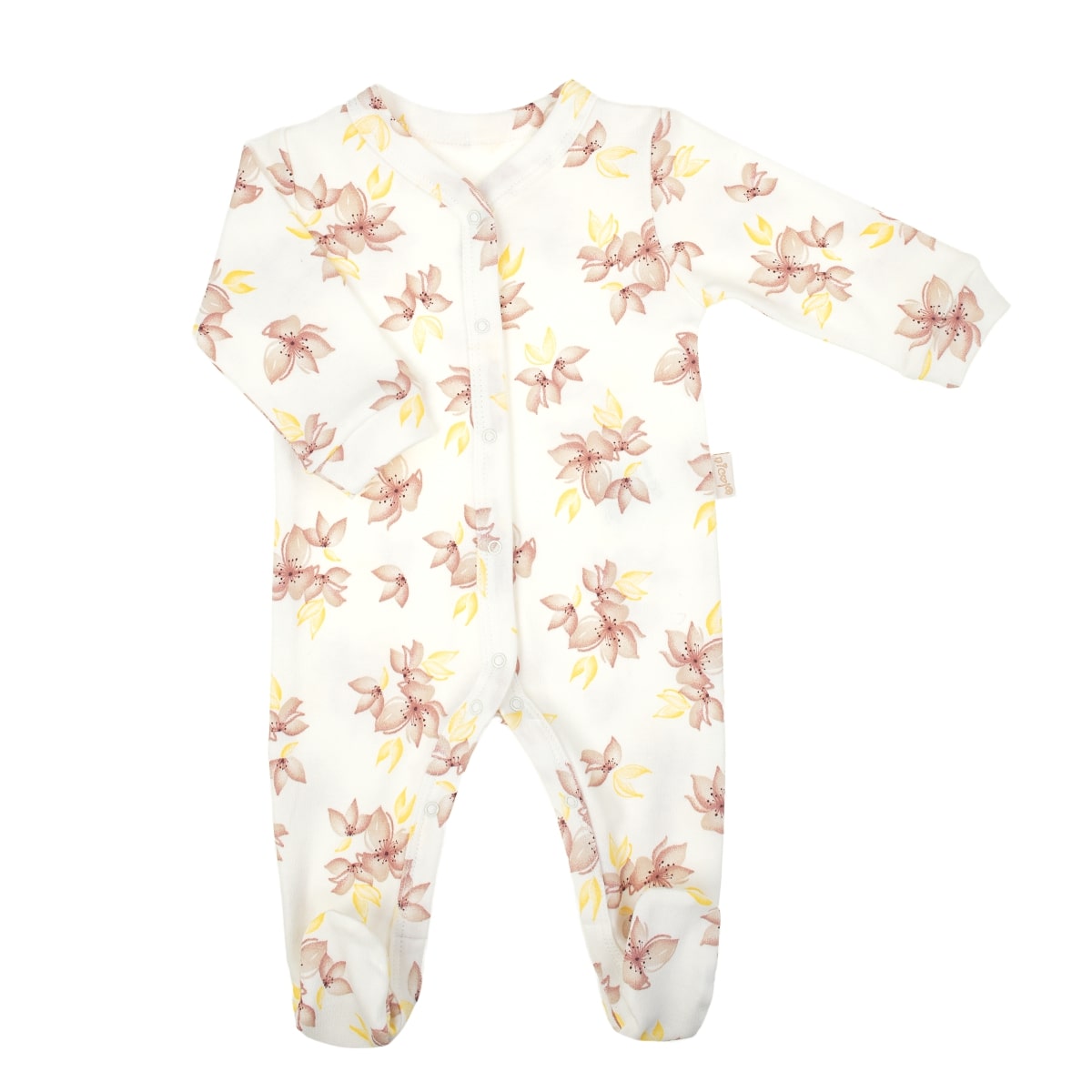 Bavlněné dívčí pyžamo LOU, krémové, 86