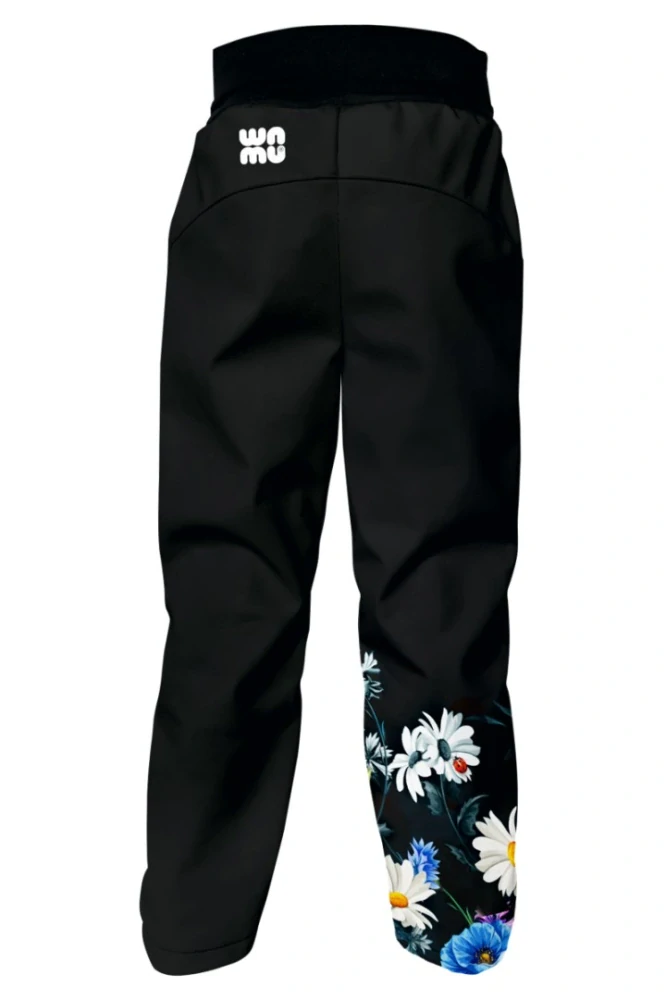Wamu Softshellové kalhoty dětské, LUČNÍ KYTKY