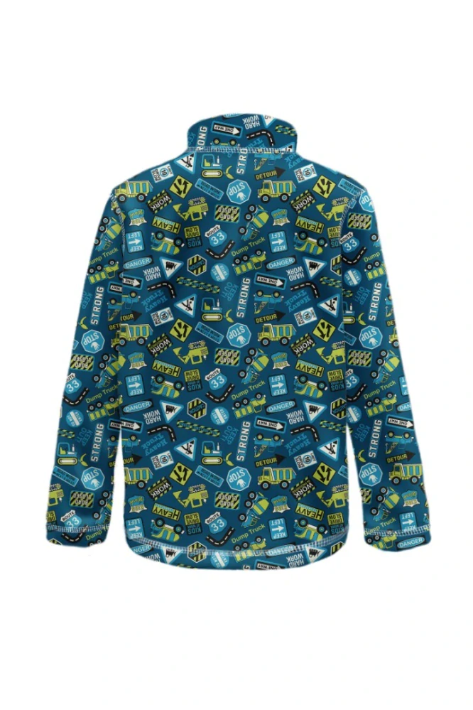 Wamu Fleecová mikina dětská, BAGR, modrá