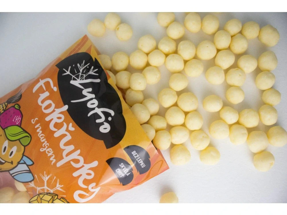 Lyofio Kukuřičné křupky – mango 80 g