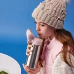 b.box Termoska na pití s brčkem 500 ml - blush crush