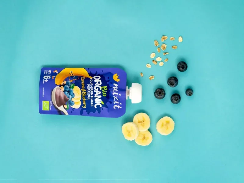 Mixit BIO kapsička Banán a Borůvka 100 g