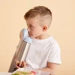 b.box Termoska na pití s brčkem 500 ml - broskvová