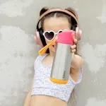 b.box Termoska na pití sport 500 ml - růžová/oranžová