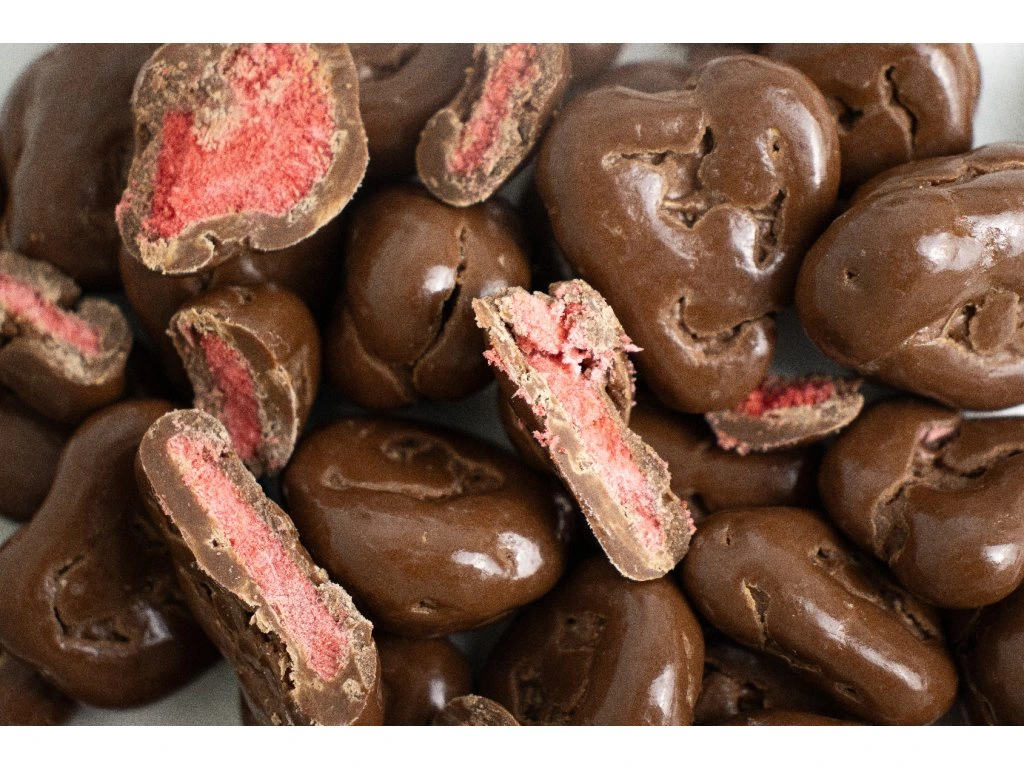 Lyofio Lyofilizované plátky jahod v mléčné čokoládě 200 g