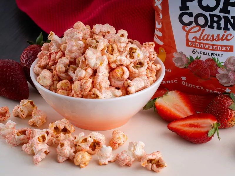 Mixit BIO popcorn – Jahoda do kapsy (13 g)