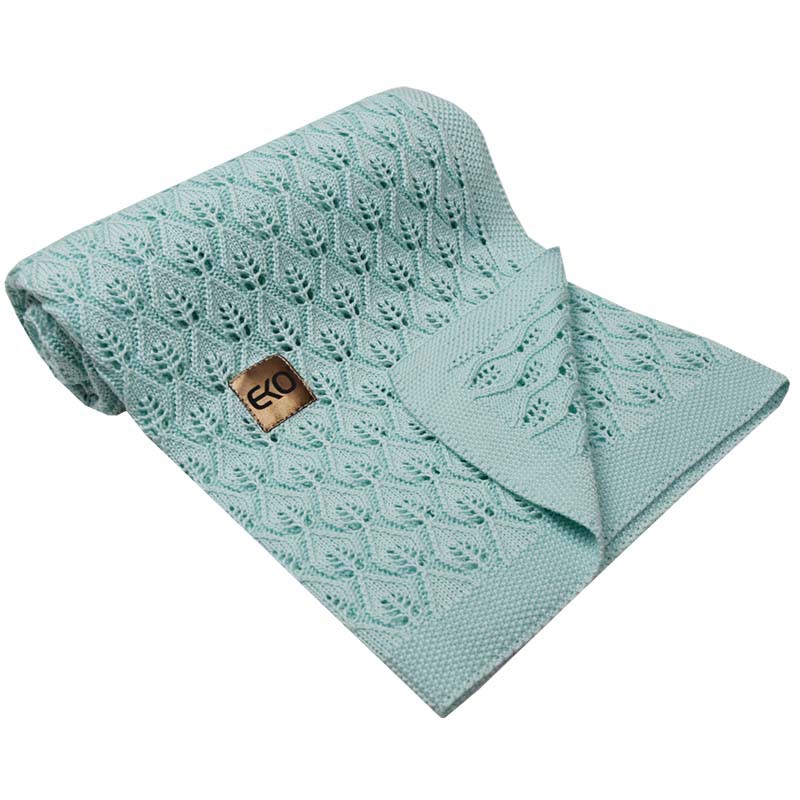 Bambusová přikrývka modrá 100x80 cm