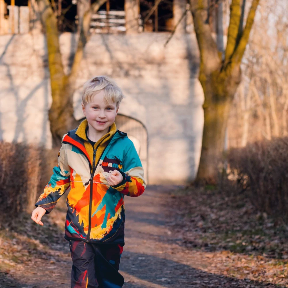 Wamu Softshellová bunda dětská, MOUNTAIN BIKE