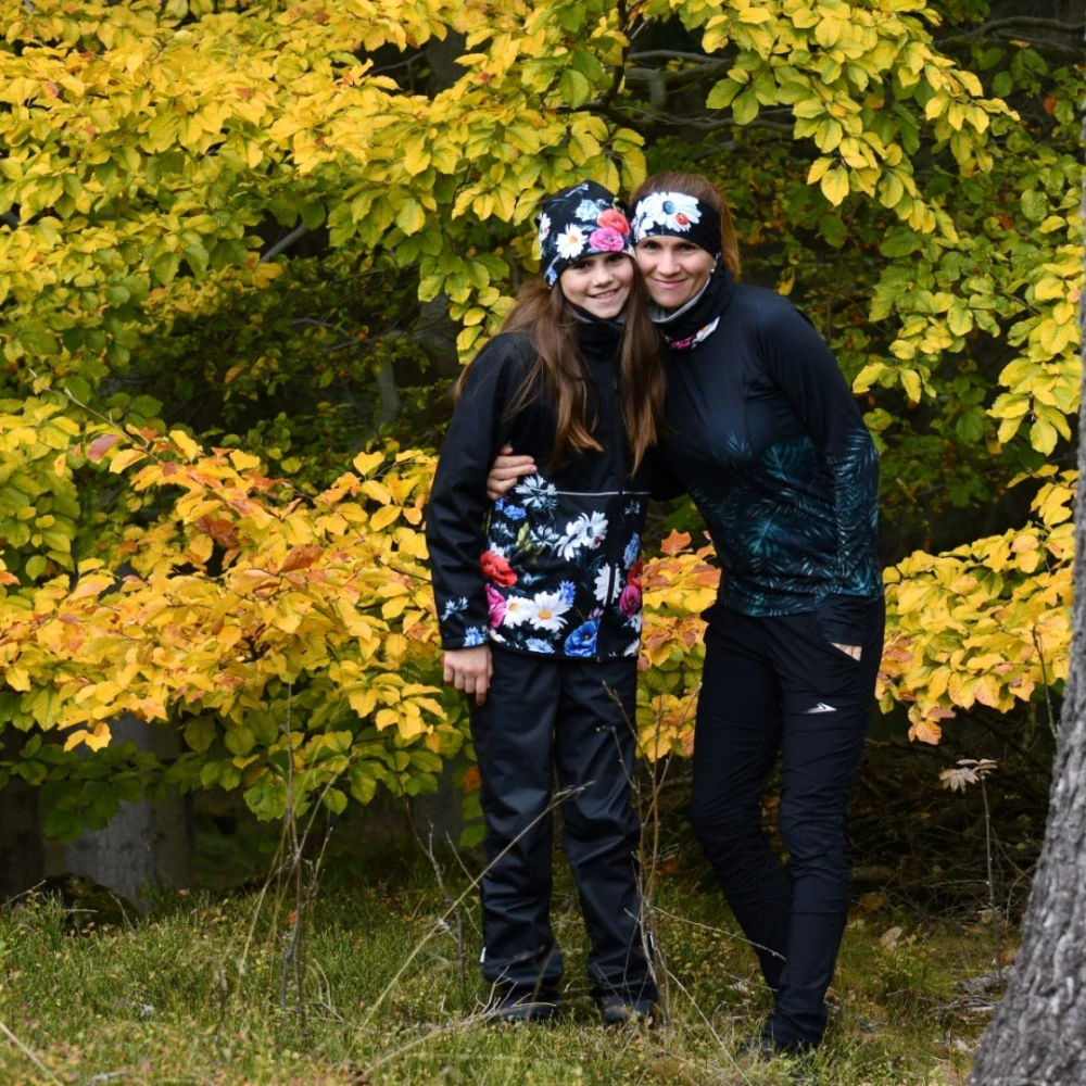 Wamu Softshellová bunda dětská, LUČNÍ KYTKY