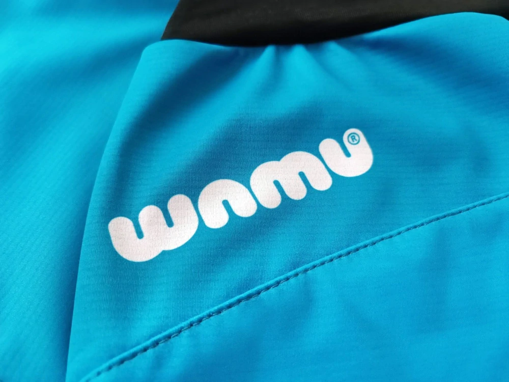 Wamu Softshellové kalhoty dětské, MODRO-TYRKYSOVÁ