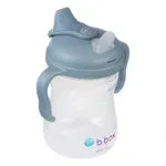 b.box Hrneček s pítkem 4m+ - světle modrý 240 ml