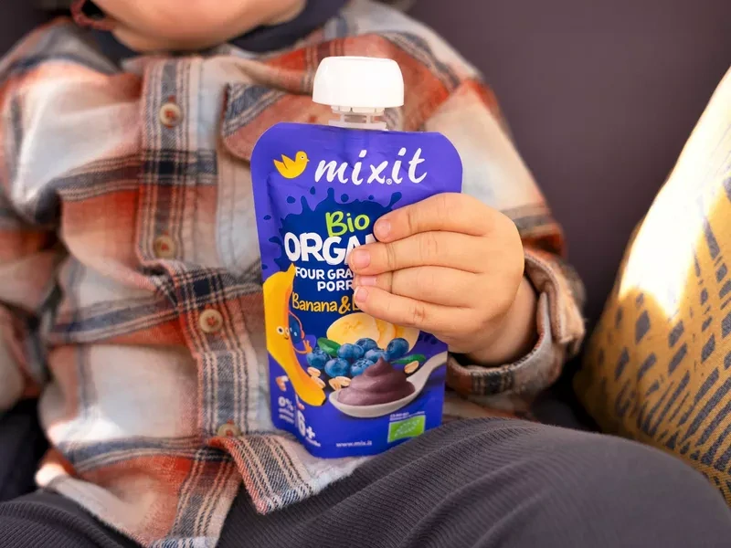 Mixit BIO kapsička Banán a Borůvka 100 g