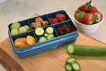 Melii Snackle Box krabička na svačinu mini - Luxe modrá 684 ml