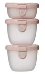 b.box Sada krabiček Snack tubs 3ks - růžové