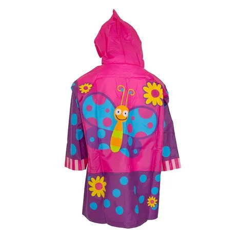 PIDILIDI Pláštěnka PVC motýl, holka, vel. 98/104