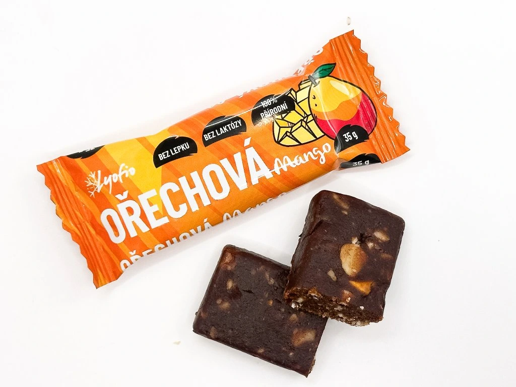 Lyofio Ořechová tyčinka Mango 35g