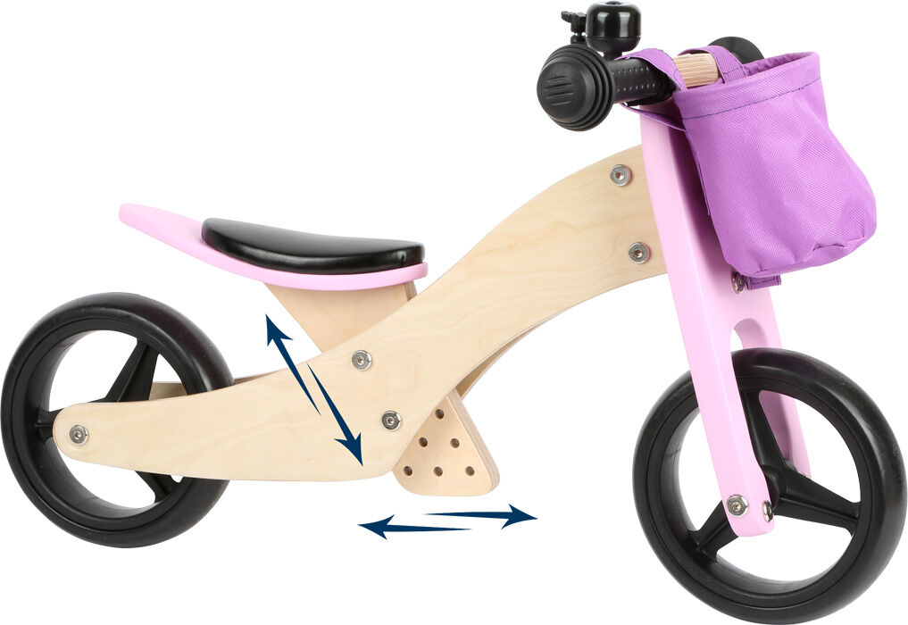 Small Foot Dřevěné Trike 2 v 1 růžové