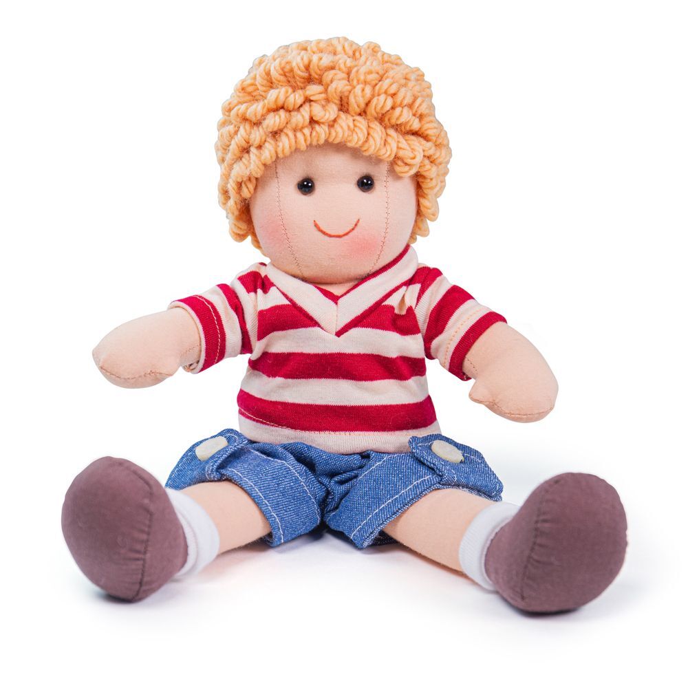 Bigjigs Toys Látková panenka Harry 28 cm
