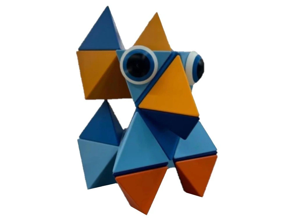 eliNeli Magnetická stavebnice Origami 38 ks