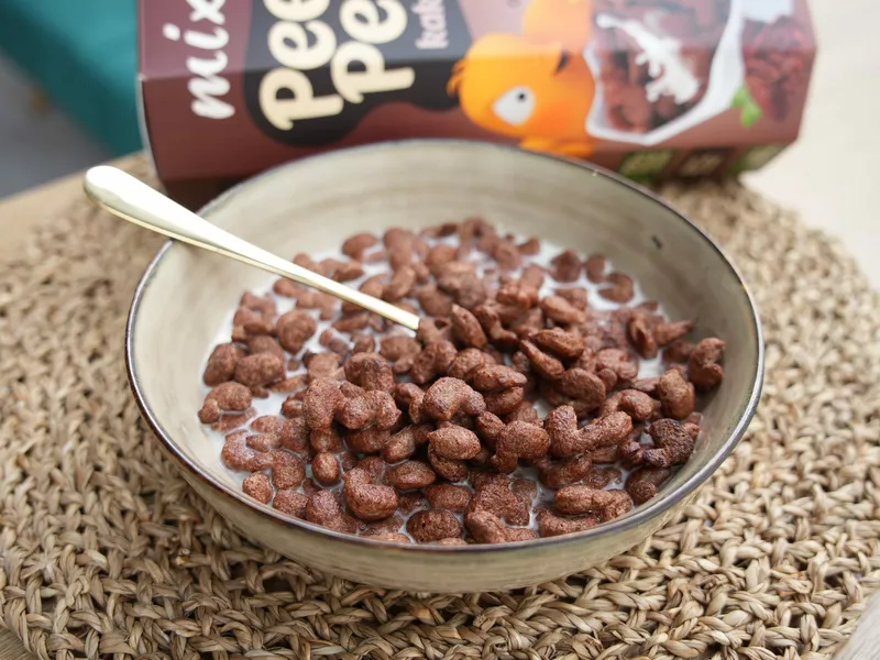 Mixit Cereálie Peep Peep – Kakao do kapsy 25g