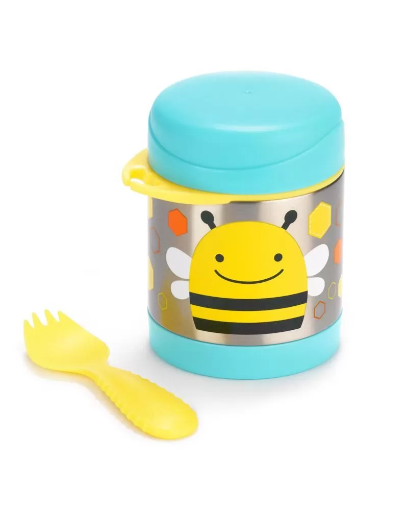 Skip Hop Zoo Termoska na jídlo se lžičko/vidličkou 325ml, 12m+ Včelka