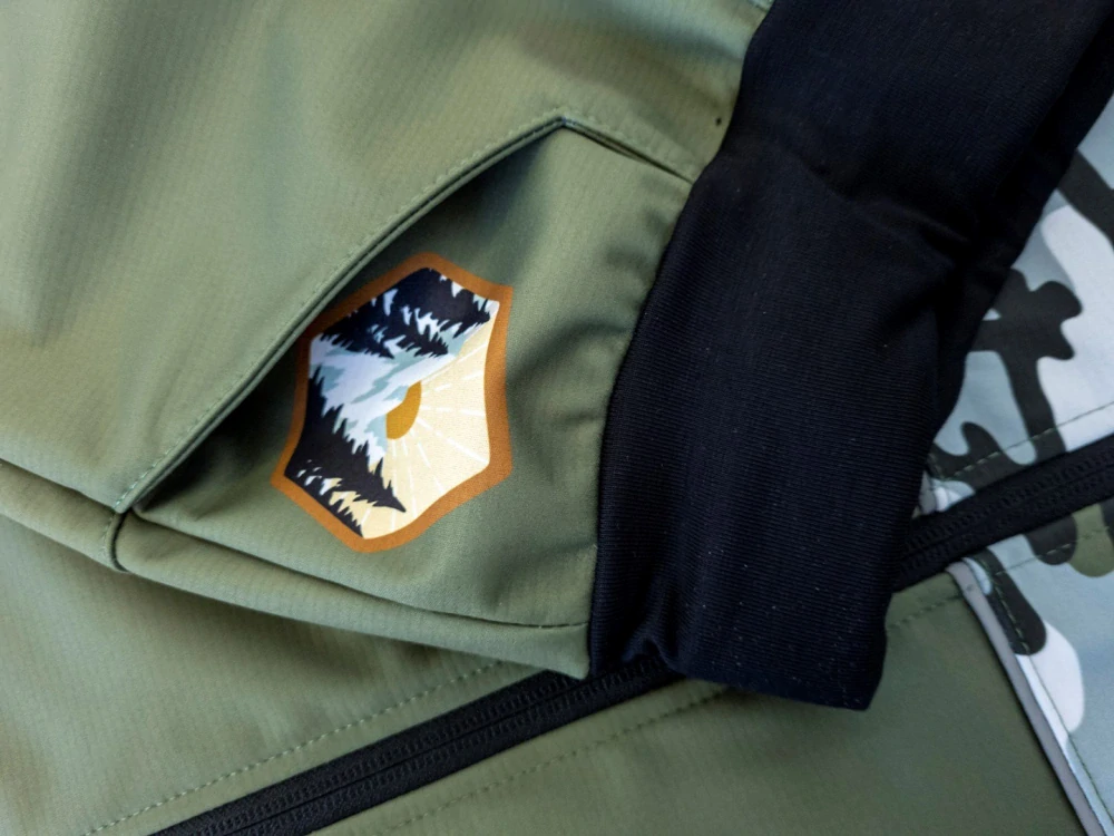 Wamu Softshellové kalhoty dětské, MASKÁČ, khaki