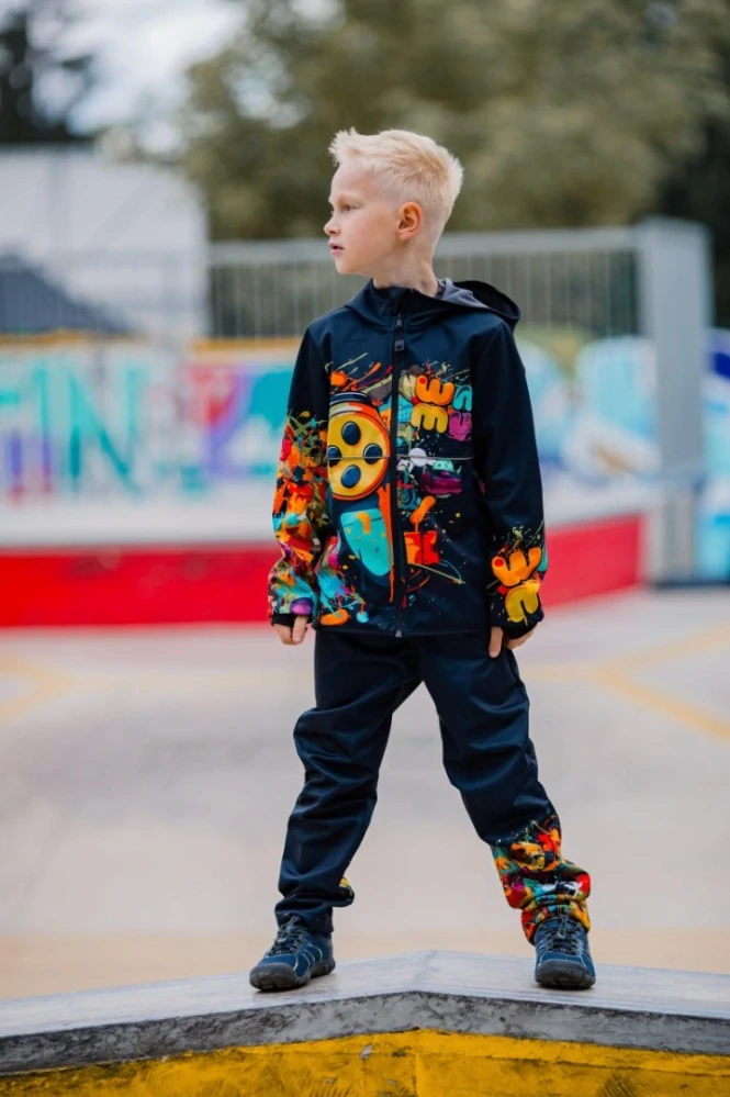 Wamu Softshellové kalhoty dětské, GAME ON