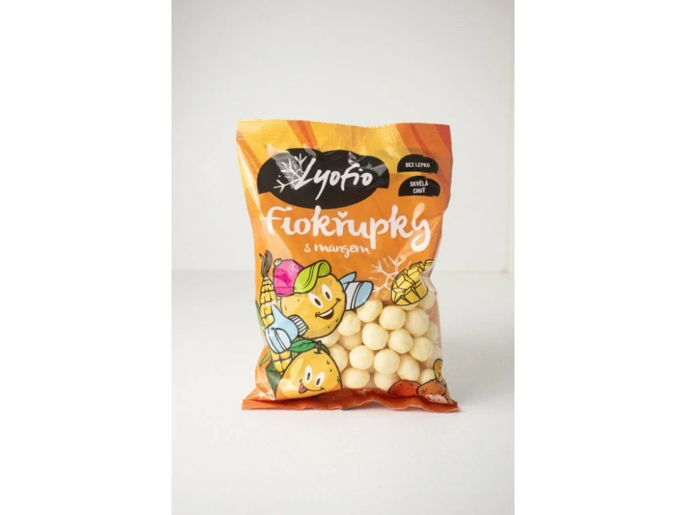 Lyofio Kukuřičné křupky – mango 80 g