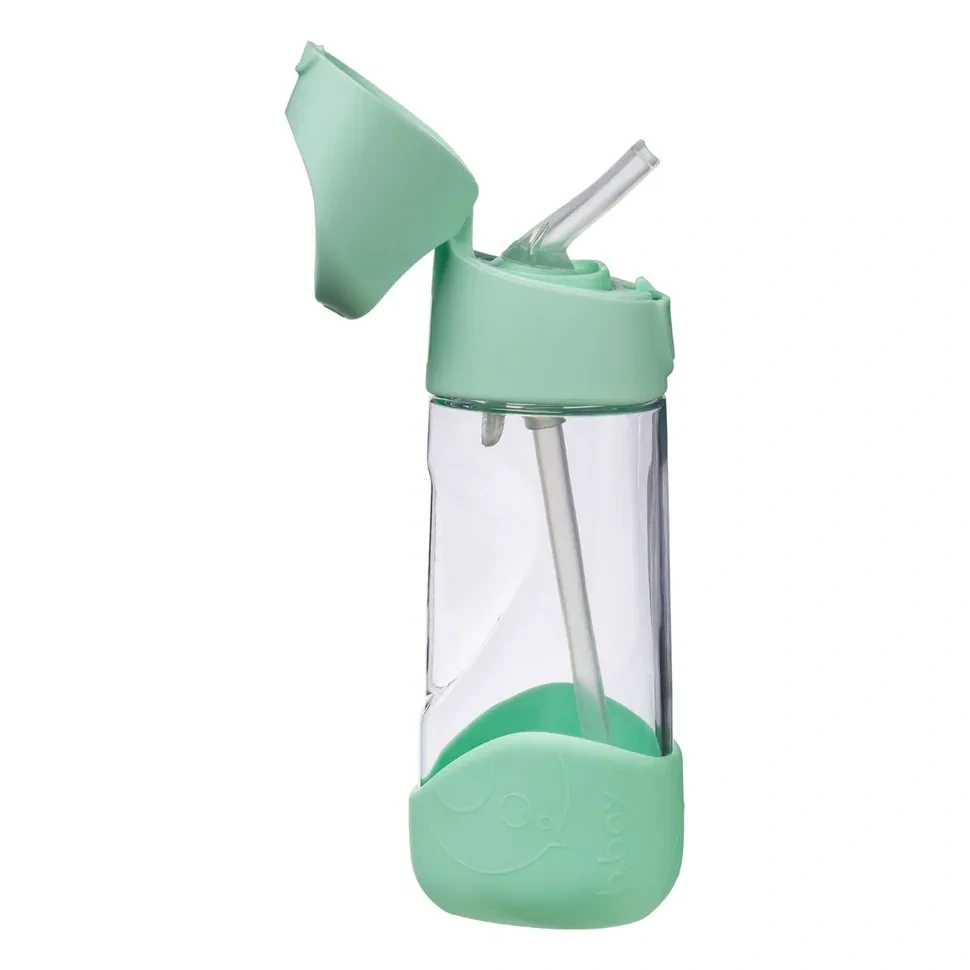 b.box Lahev na pití s brčkem 450 ml - spearmint