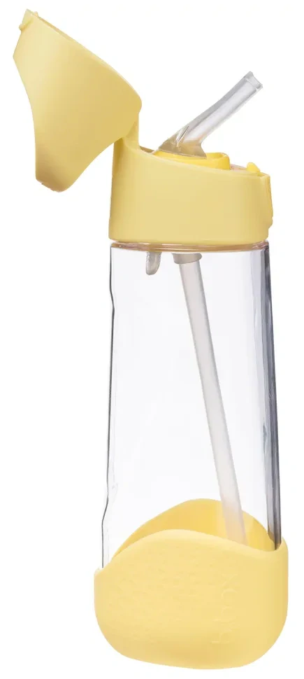 b.box Lahev na pití s brčkem 600 ml - lemon twist