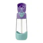 b.box Lahev na pití s brčkem 450 ml - lilac pop