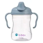 b.box Hrneček s pítkem 4m+ - světle modrý 240 ml