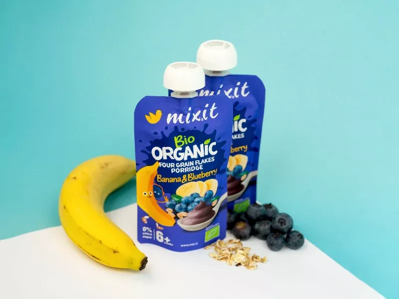Mixit BIO kapsička Banán a Borůvka 100 g
