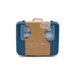 Melii Dvoupatrová krabička na svačinu 1446 ml - Luxe modrá/béžová