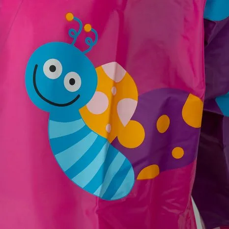 PIDILIDI Pláštěnka PVC motýl, holka, vel. 98/104