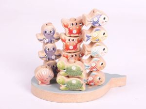 eliNeli Balanční hra Rybičky 4v1