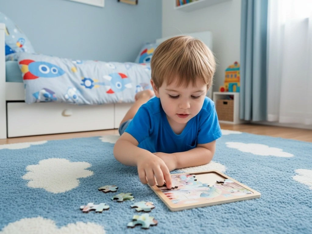 eliNeli Dřevěné puzzle - Mořský svět