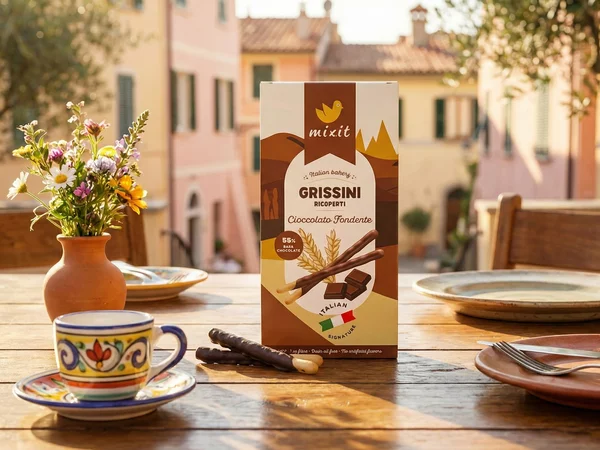 Mixit Italian Bakery – Grissini Ricoperti Cioccolato Fondente 150g