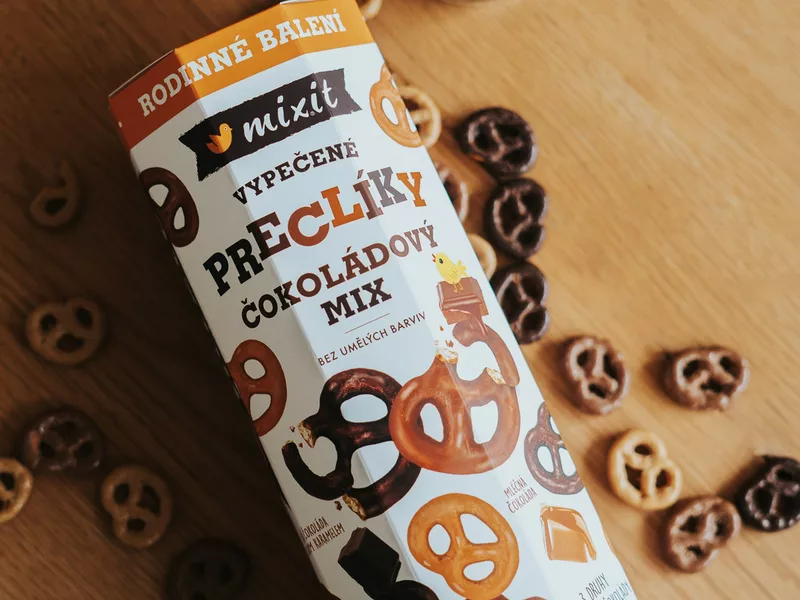 Velké Mixit preclíky Čokoládový mix 500 g